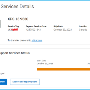 Dell XPS 15 9530 Intel Core i7-13700H