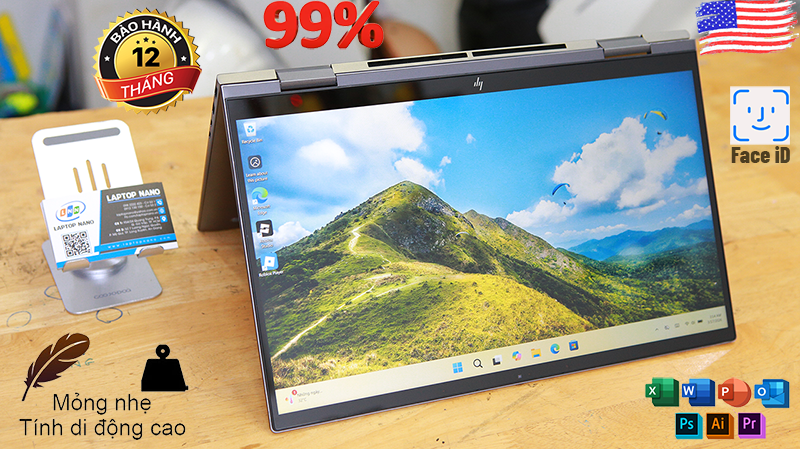 Hp Envy X360 2in1 laptop 15-ew1073CL i7-1355U